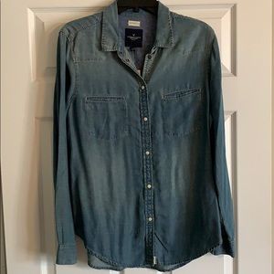 NWT American Eagle Denim Top Size Large